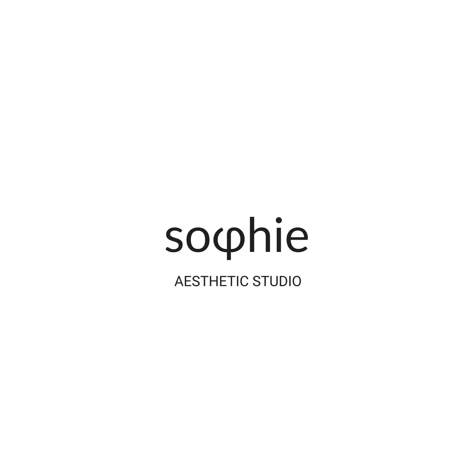 Logotipo Sophie Aesthetic Studio