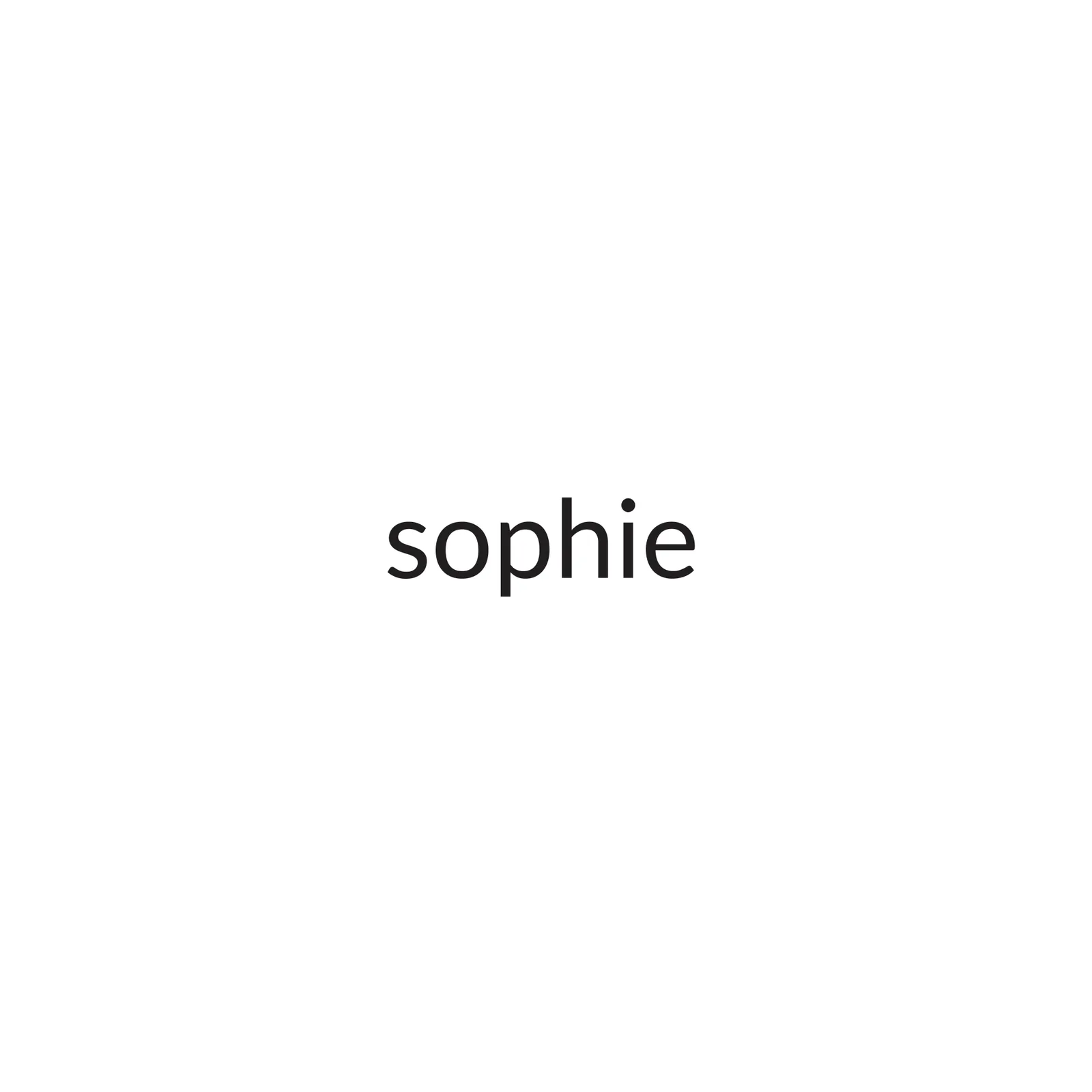 Logotipo Sophie Aesthetic Studio