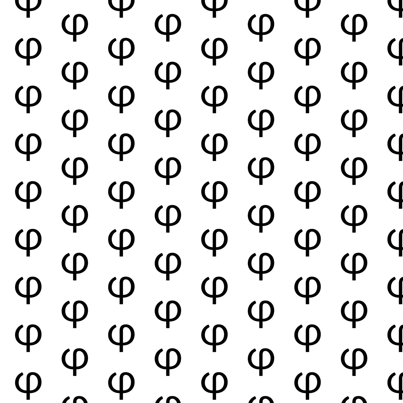 Pattern con simbolo phi Sophie — versione chiara